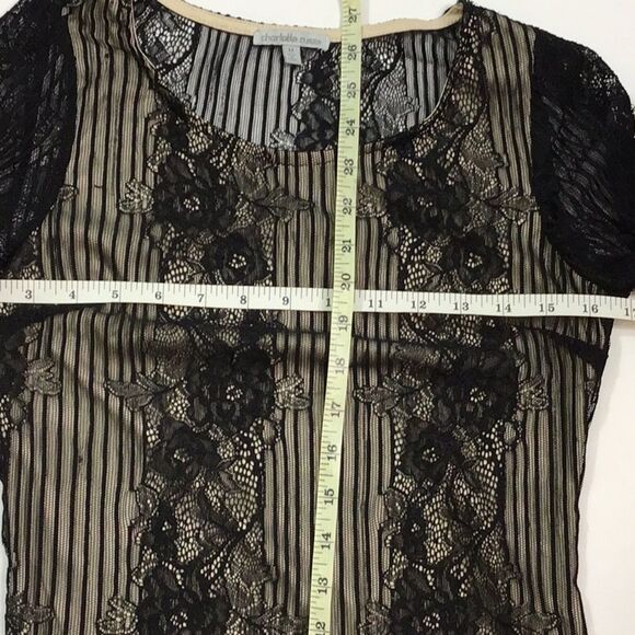 Charlotte Russe Long Sleeve Lace Bodysuit Size M - Picture 14 of 16